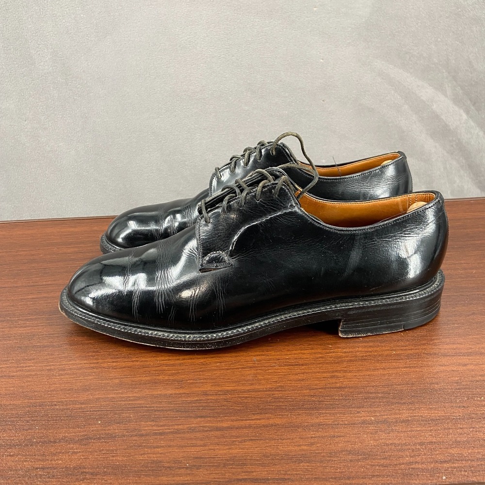 Church's Shannon Custom Grade Mens 9 D Dress Shoes Black Polished Leather Derby